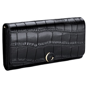 英皇保罗钱包女款长款2026新款真皮时尚简约三折女士手拿包送母亲