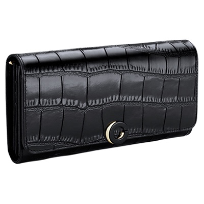 英皇保罗钱包女款长款2026新款真皮时尚简约三折女士手拿包送母亲