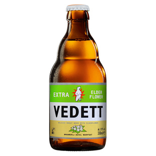 日期新！国产精酿 白熊接骨木花小麦精酿啤酒 330ml*24瓶装