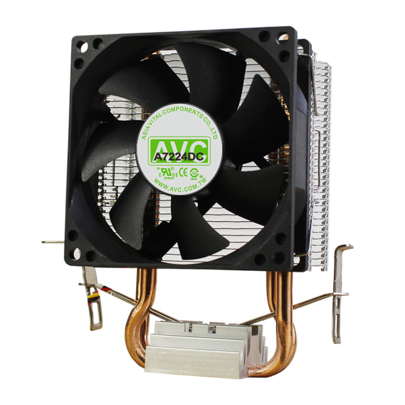 AVC2铜管1150AMD1155电脑CPU散热器超静音散热风扇2011X79风冷X99