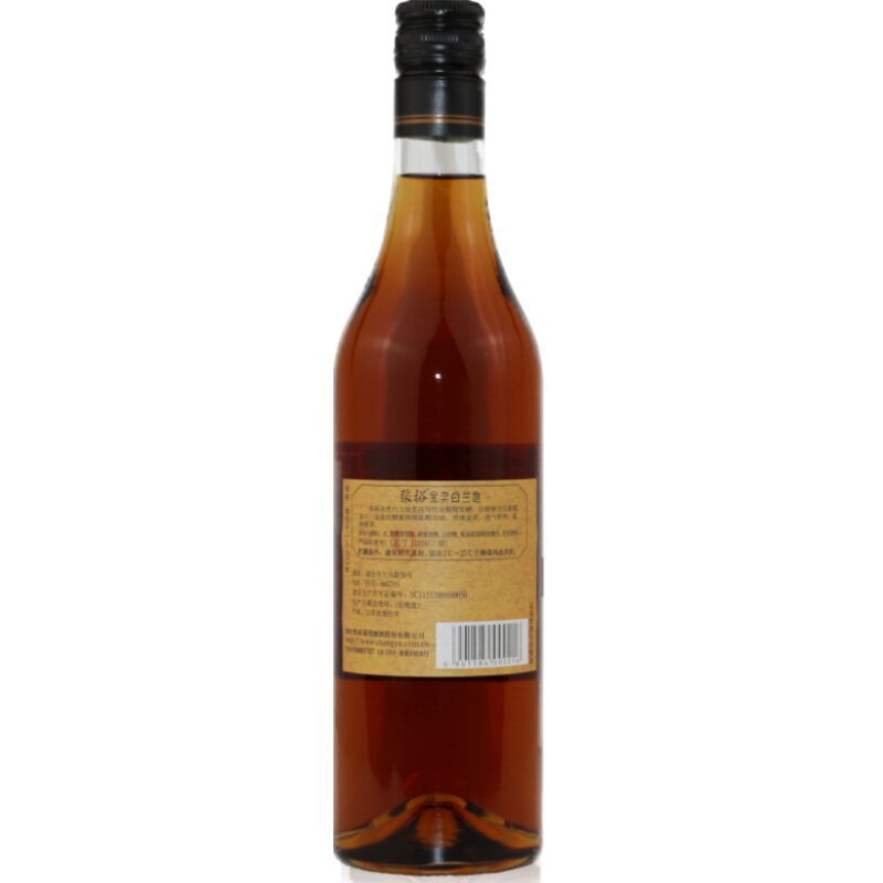 张裕三星金奖白兰地 500ml*6瓶整箱装38.5度烈性酒洋酒葡萄蒸馏酒