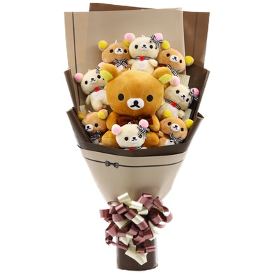 假日卡通风送女朋友聚会年会