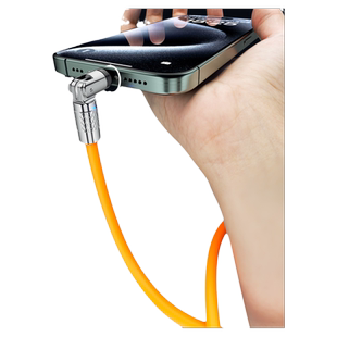 100w超级快充数据线双旋转540°手机充电器usb车载适用苹果iPhone15华为typec安卓弯头游戏闪充加长加粗冲电