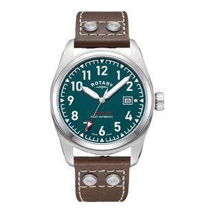 英国ROTARY劳特莱经典男表男士飞行员手表自动机械表男友新年礼物