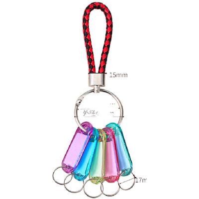 钥匙扣家之助牛皮钥匙收纳神器