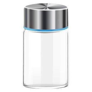 中药分装瓶耐高温空瓶便携玻璃密封储存药粉罐牛奶容器喝中药杯子