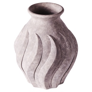 西班牙Dusty Deco Swirl Vase中古曲线花瓶插花花器摆件装饰玄关