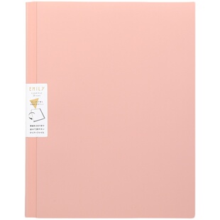 日本kingjim锦宫Emily a4文件夹透明插页学生办公多层文件夹硬壳