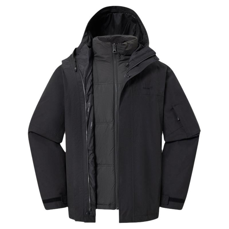 【亚太限定】Timberland添柏岚男装三合一防水外套羽绒内胆|0YHF8 定绒实拍商品图