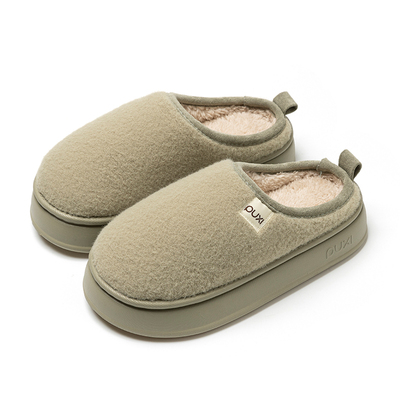 朴西棉拖鞋女款冬季居家室内静音保暖防滑2025新款男外穿防臭耐磨