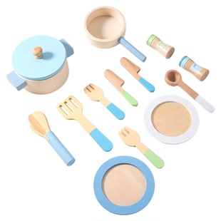 儿童过家家玩具木质厨房小男女孩煮饭做饭宝宝迷你高级生日礼物