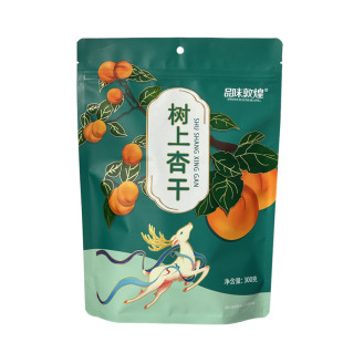 品味敦煌树上杏干自然晾晒无添加剂无加糖300克独立小包果干敦威