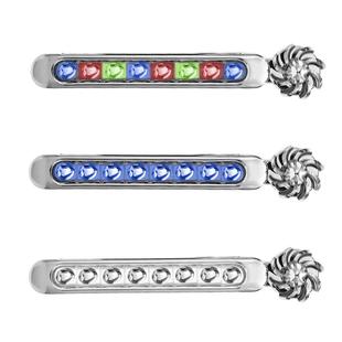 风力日行灯汽车中网警示爆闪车载风能发电led免接线迎风改装饰灯