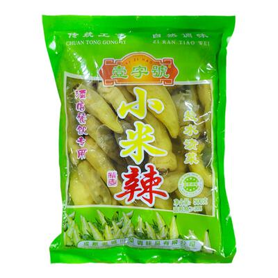 小米辣泡椒500g朝天椒商用泡海椒泡椒凤爪泡菜泡椒辣椒