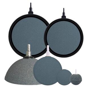 鱼缸增氧机气盘爆气沙头水族气饼雾化汽泡石曝氧机气泵高温气泡盘