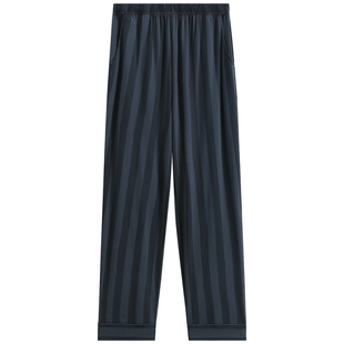 芬腾新款睡裤男士春秋季纯棉居家长裤青年休闲条纹大码家居裤单裤