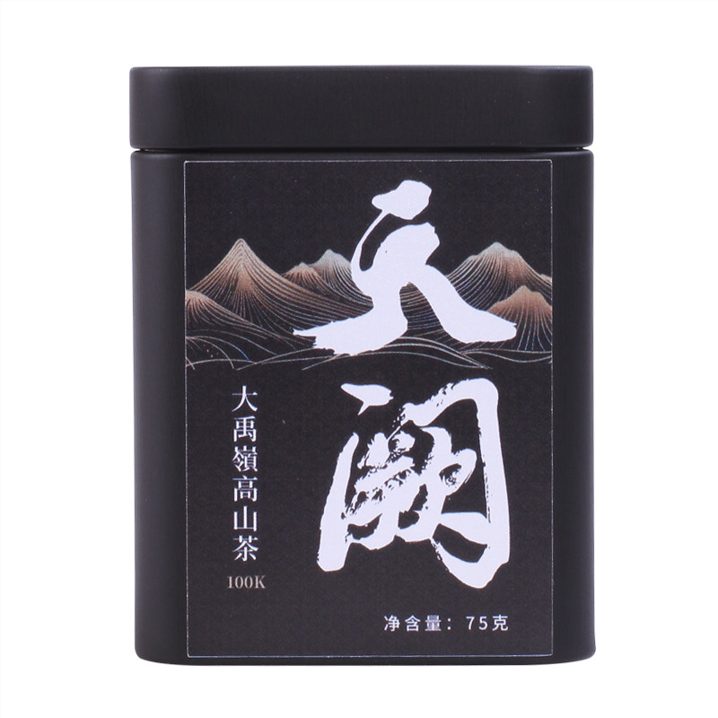 中国台湾高山乌龙茶天阙大禹岭2600米高海拔清香型乌龙茶75g罐装