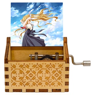 鸟之诗AIR手摇音乐盒tori no uta八音盒木质迷你创意女孩生日礼物