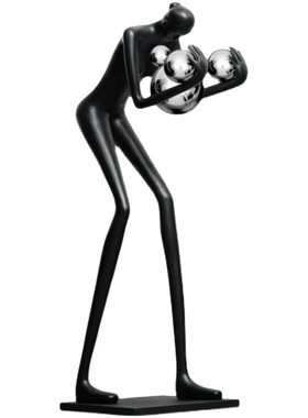 大型玻璃钢售楼部样板间别墅雕塑