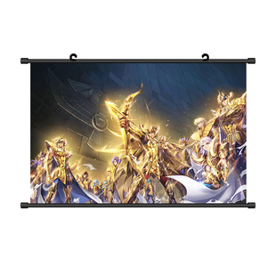 黄金圣斗士挂画神圣衣海报沙加壁纸二次元贴纸装饰壁画动漫周边