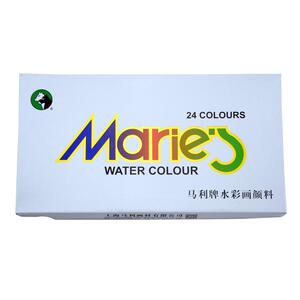 马利管状水彩颜料套装美术专用18色24色36色马力牌玛丽工具画全套