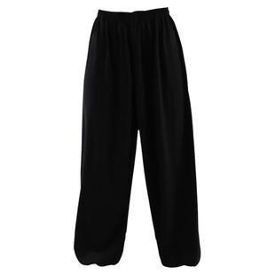 恒树冰丝缎薄款夏季长裤男女太极拳练功裤晨练运动裤武术健身表演