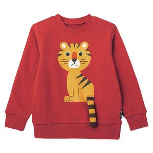 千趣会童装25年春秋款幼儿园宝宝卫衣立体卡通动物男女童套头衫