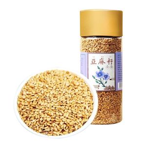 野三坡亚麻籽熟黄金仁5斤内蒙特产熟胡麻高亚麻酸亚麻籽粉奇亚籽