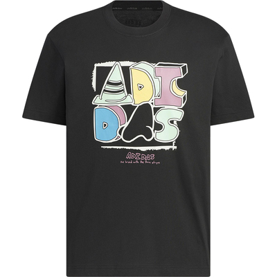Adidas/阿迪达斯正品GFX T-SHIRT 3男女图案宽松短袖KB2829