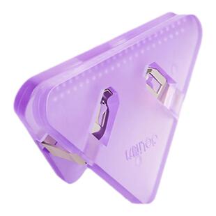 得力边角夹书角防卷神器三角夹文件夹试卷收纳整理神器多功能票夹长尾夹小学生专用试卷收纳卷子本夹子书皮夹