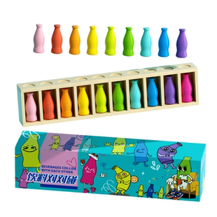 趣味猜瓶子饮料对对碰儿童记忆力逻辑思维专注力推理益智玩具桌游