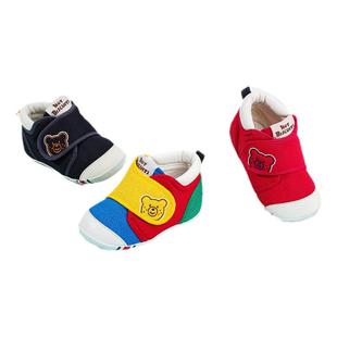 MIKIHOUSE学步鞋宝宝鞋子婴儿学步鞋四季透气防滑鞋HOTBISCUITS