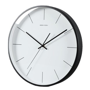 意式极简挂钟客厅现代简约家庭时钟挂墙静音钟表白墙挂表2025新款