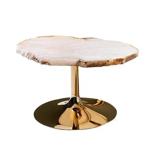 意大利不规则异形边几设计师客厅雪花奢石轻奢高端组合茶几桌