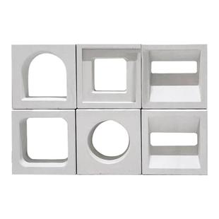 进口白水泥空心砖构件隔断外墙水泥艺术砖室内室外造型网红定制