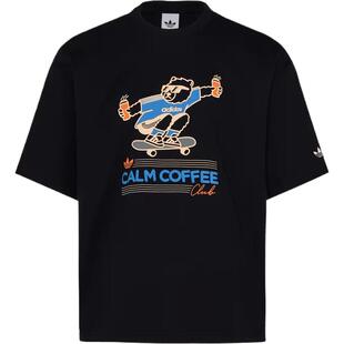 滔搏adidas阿迪达斯三叶草男子GFX TEE SS运动休闲短袖T恤KY5739