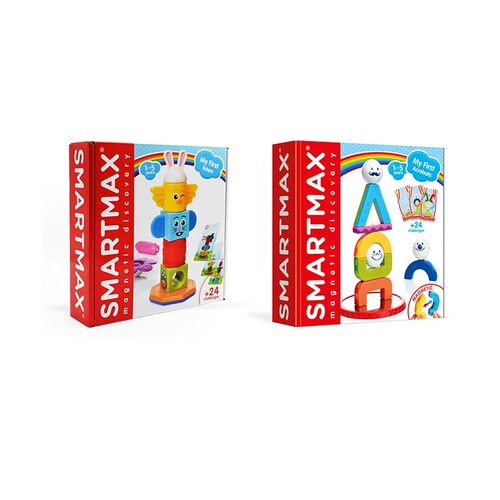 SMARTMAX 童趣启蒙套装  创意磁力棒 1岁+六一送礼