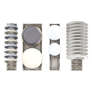 酷太碗碟收纳架厨房抽屉内置碗架柜内抽屉收纳分隔碗盘锅具置物架