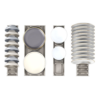 内置碗盘分隔锅具厨房橱柜