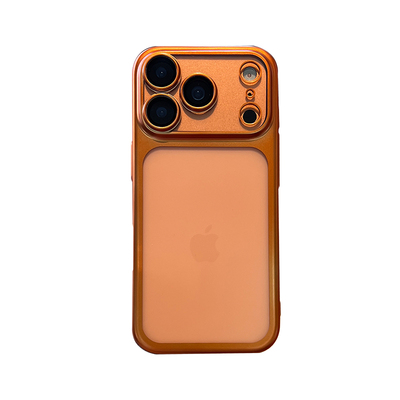 适用苹果磨砂手机壳全包镜头保护