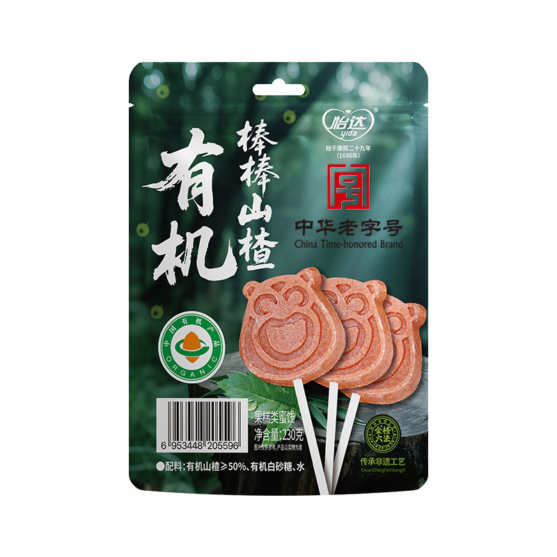 梦工厂有机山楂棒230g/袋独立装