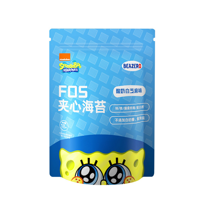 未零beazero海绵宝宝夹心海苔1袋