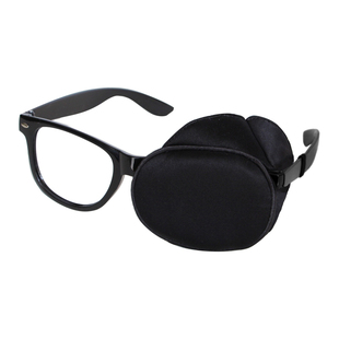 真丝眼镜套独眼罩男女儿童成人遮光遮盖遮挡布训练弱视斜视单眼罩