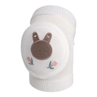 婧麒婴儿爬行护膝儿童防摔学步护具夏季薄款女童膝盖宝宝护垫护套