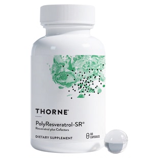 Thorne悦恩绿绷带白藜芦醇2大专利紧内服抗糖嫩肤抑黑去黄SB300