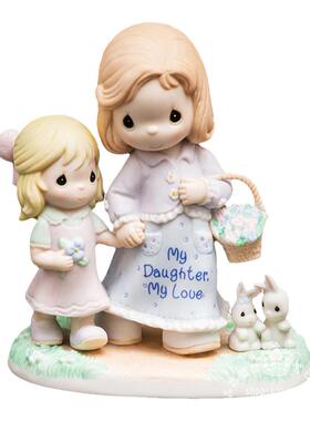 水滴娃娃2008母女情深生日瓷偶