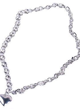 钛钢爱心项链锁骨链时尚百搭