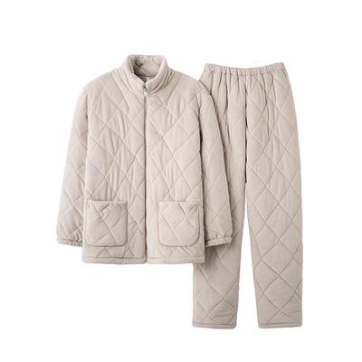 猫人男士睡衣男2025新款冬季加厚