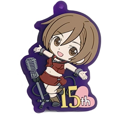 初音未来双子连玲橡胶挂件