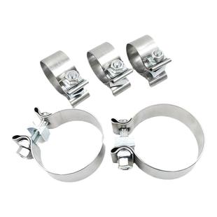 排气管卡箍汽车改装消声器强力抱箍加厚加宽尾喉管卡子喉箍